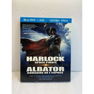 HARLOCK‎  Space Pirate  Albator Corsaire De L'scape Blue-ray +Dvd  Combo Pack